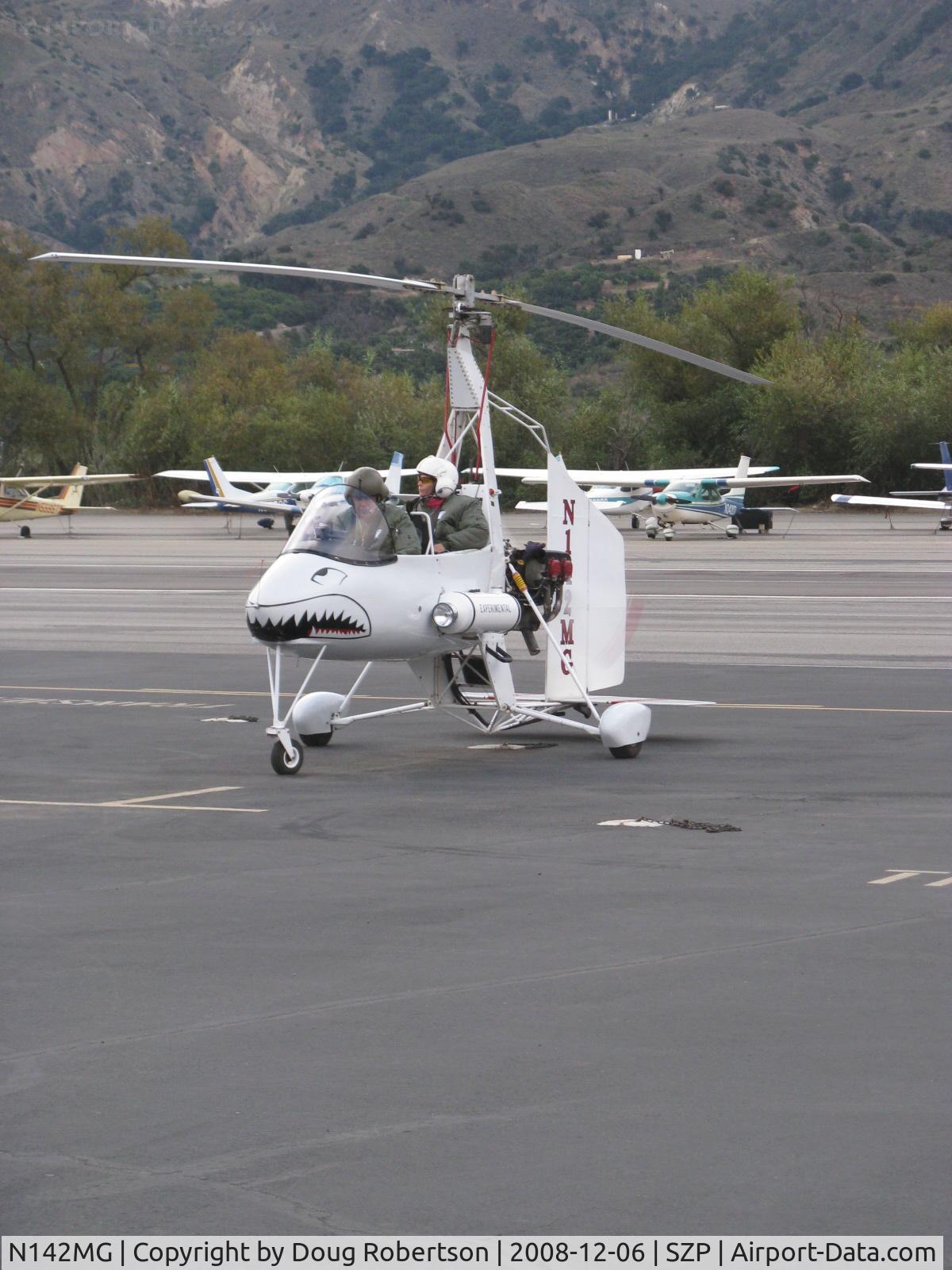 N142MG, 1999 Givans Mark E Predator C/N 1, 1999 Givans PREDATOR Powered Autogyro, Lycoming O-290, Experimental class