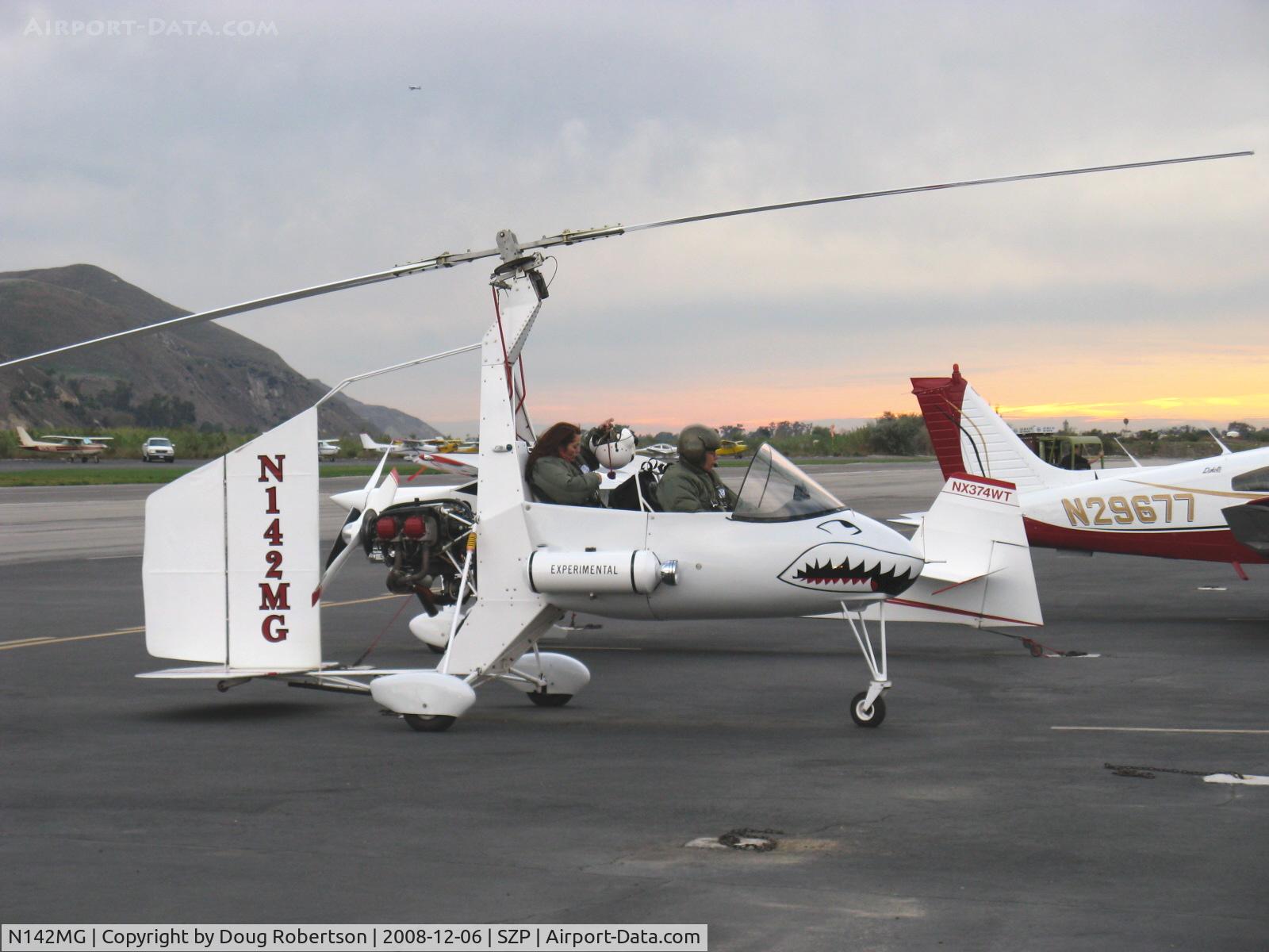 N142MG, 1999 Givans Mark E Predator C/N 1, 1999 Givans PREDATOR Powered Autogyro, Lycoming O-290-G 135 Hp pusher engine, Experimental class