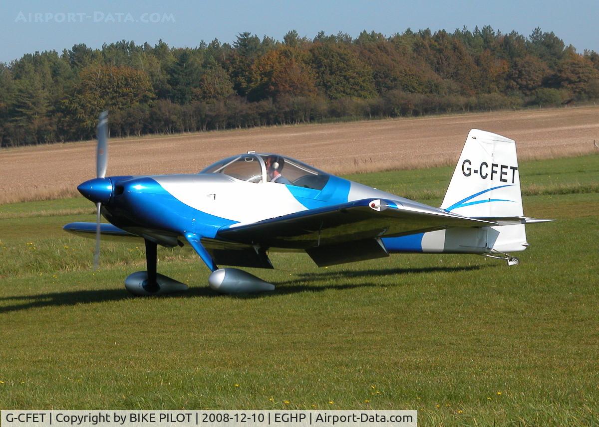G-CFET, 2008 Vans RV-7A C/N 70686, POPHAM END OF SEASON FLY-IN.