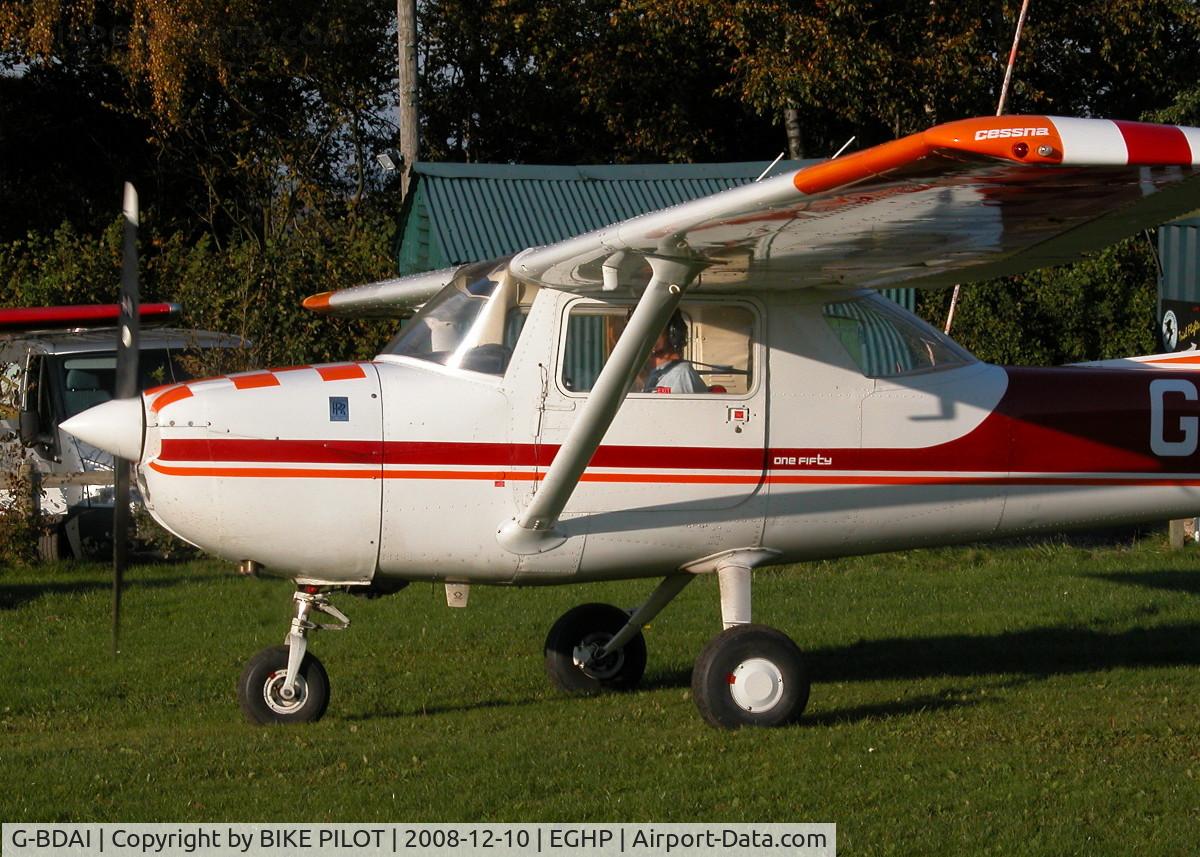 G-BDAI, 1975 Reims F150M C/N 0266, RESIDENT A/C RETURNING AFTER LOCAL FLIGHT.POPHAM END OF SEASON FLY-IN.