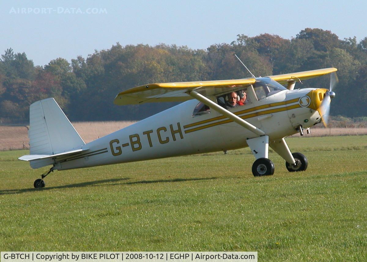 G-BTCH, 1948 Luscombe 8E Silvaire C/N 6403, POPHAM END OF SEASON FLY-IN 2008.