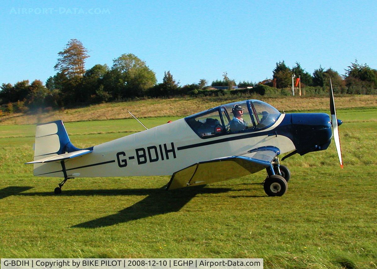 G-BDIH, 1958 SAN Jodel D-117 Grand Tourisme C/N 812, POPHAM END OF SEASON FLY-IN 2008.