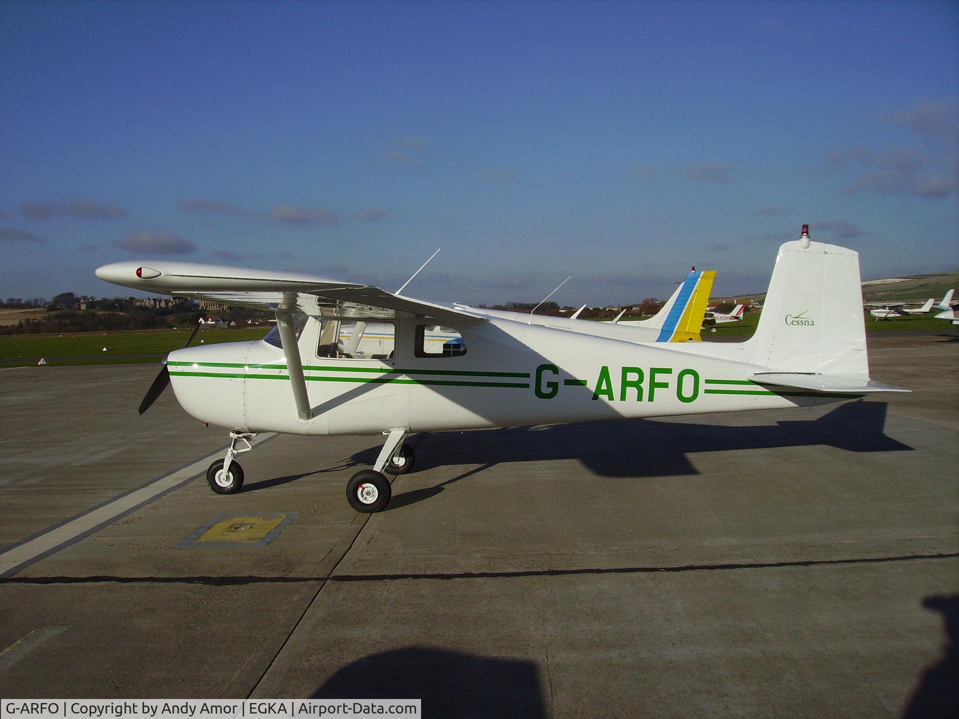 G-ARFO, 1961 Cessna 150A C/N 15059174, FO's new paint job
