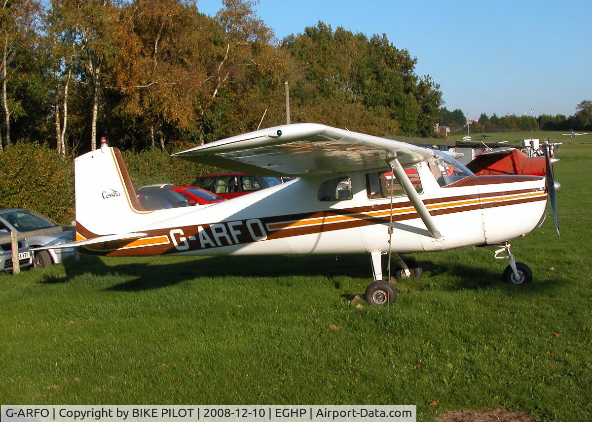 G-ARFO, 1961 Cessna 150A C/N 15059174, POPHAM END OF SEASON FLY-IN 2008.