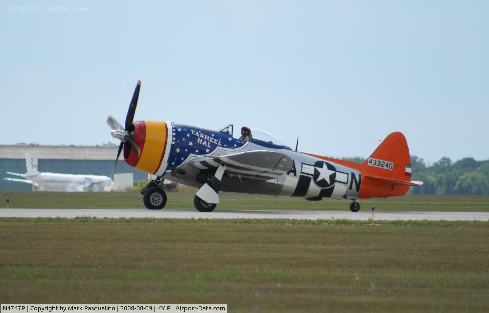 N4747P, 1945 Republic P-47D-40-RA Thunderbolt C/N 44-90368, Republic P-47D
