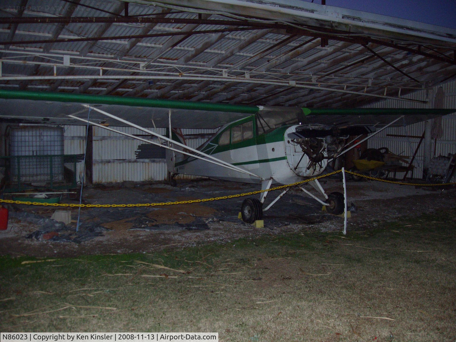 N86023, 1946 Aeronca 11AC Chief C/N 11AC-435, in work