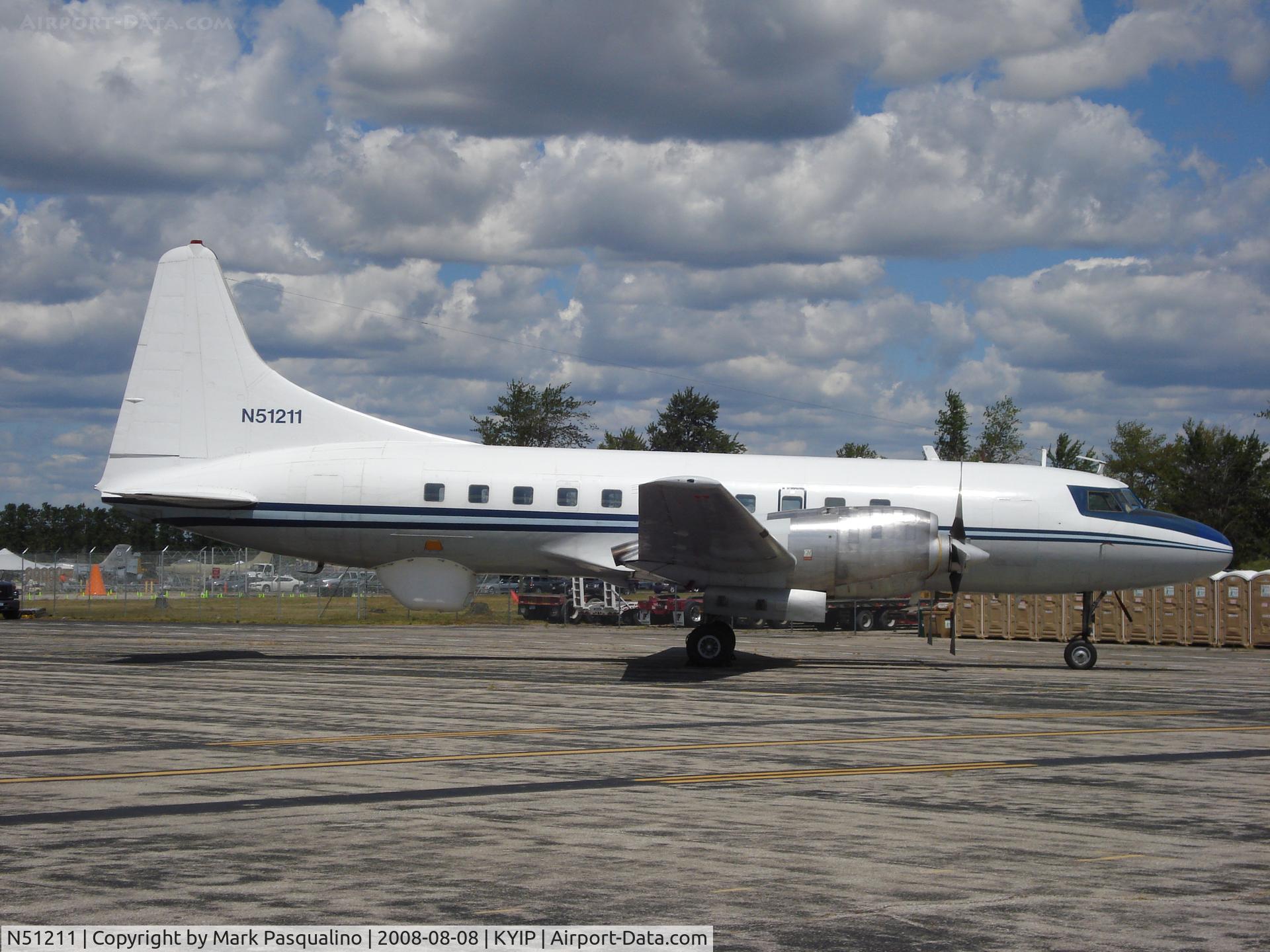 N51211, 1959 Convair 440 Metropolitan C/N 489, Convair 580