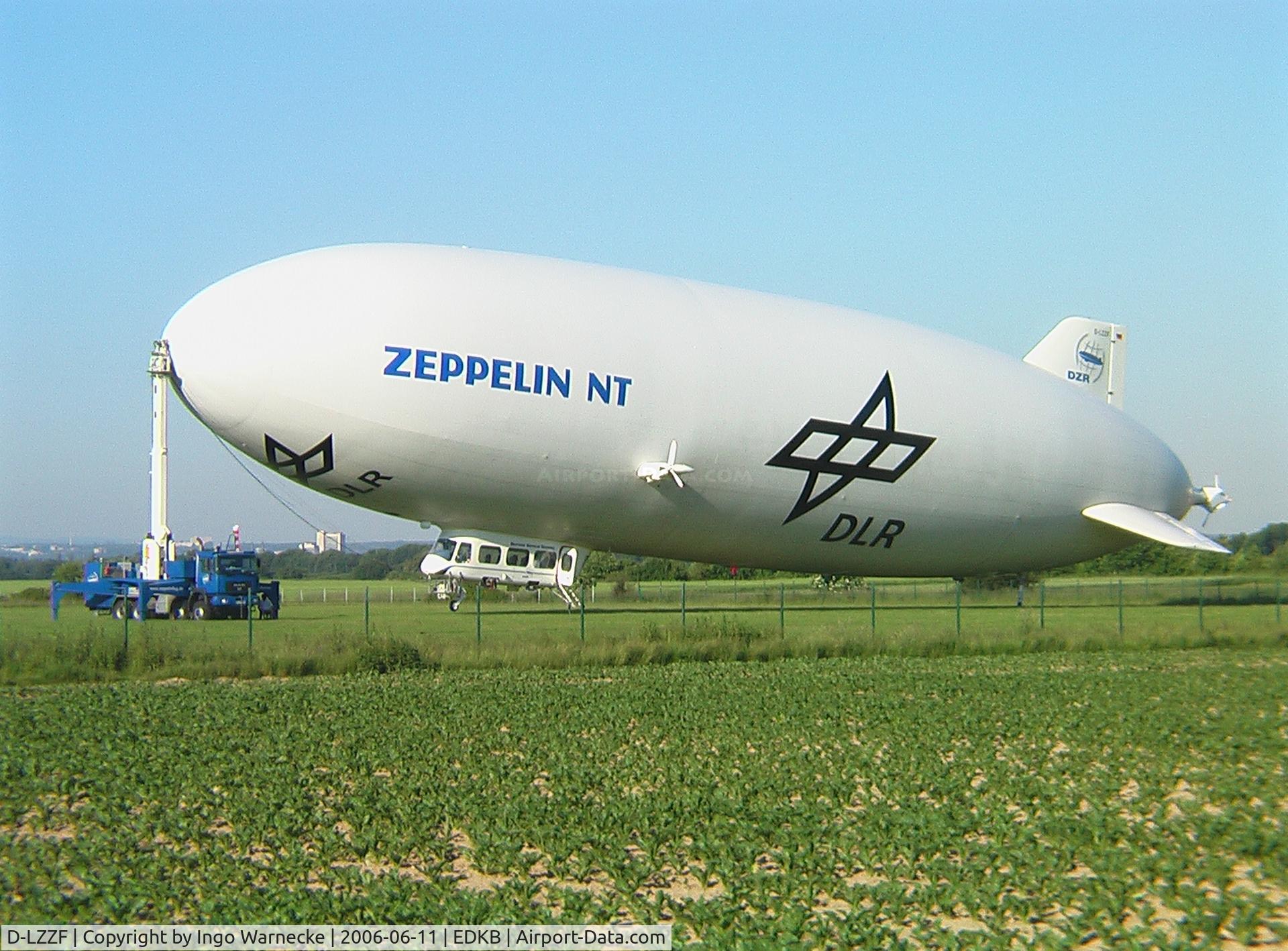 D-LZZF, 1998 Zeppelin NT07 C/N 3, Zeppelin NT - Deutsche Zeppelin Reederei / DLR at Bonn/Hangelar airfield