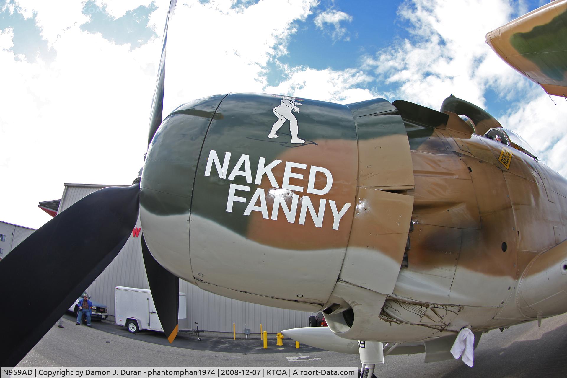 N959AD, Douglas A-1D Skyraider (AD-4NA) C/N 7759, Nose Art