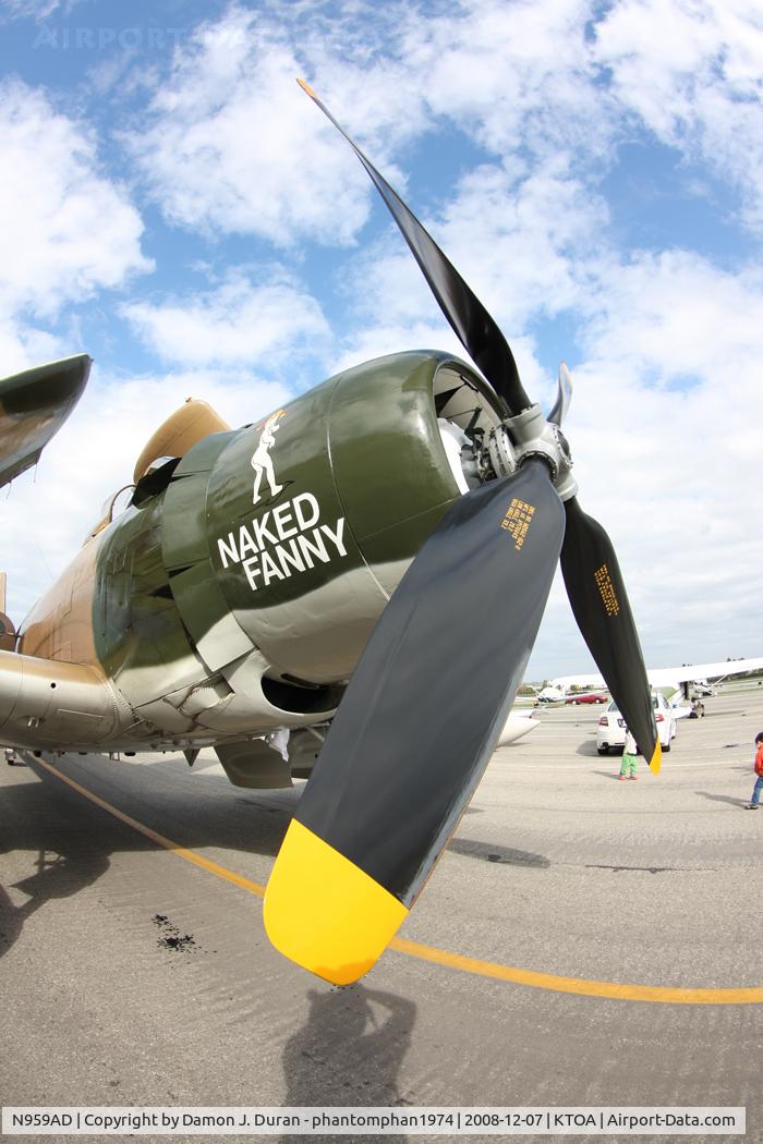 N959AD, Douglas A-1D Skyraider (AD-4NA) C/N 7759, Prop Shot