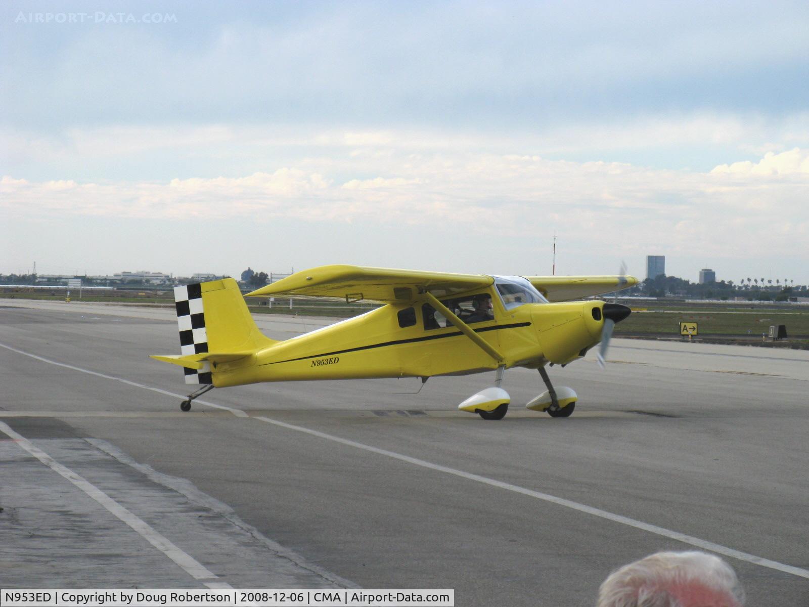 N953ED, 2008 Murphy Elite C/N 639E, 2008 Hirsty Murphy ELITE, a second generation REBEL. Experimental class, taxi