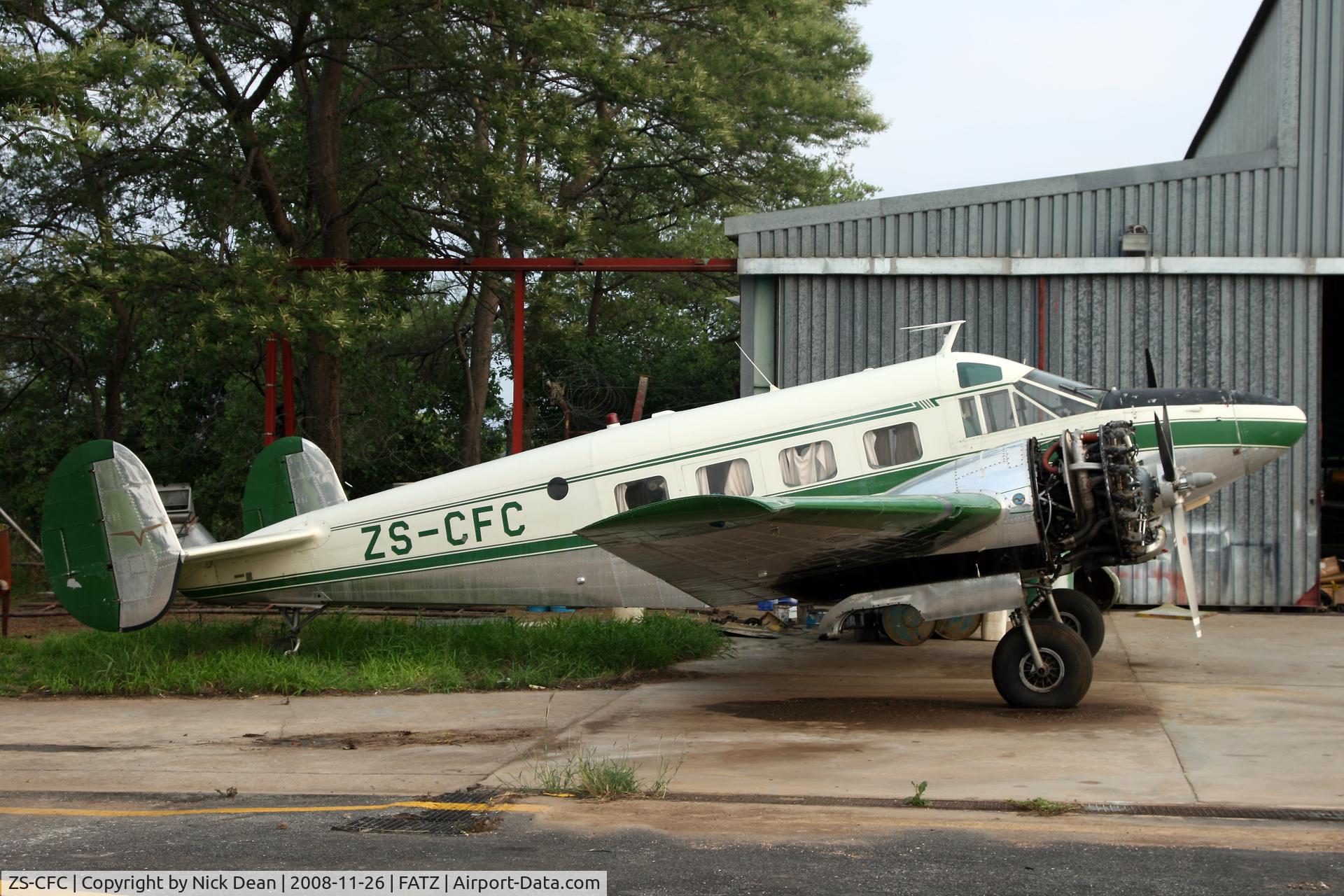ZS-CFC, 1956 Beechcraft E18S Twin Beechcraft C/N BA-216, FATZ