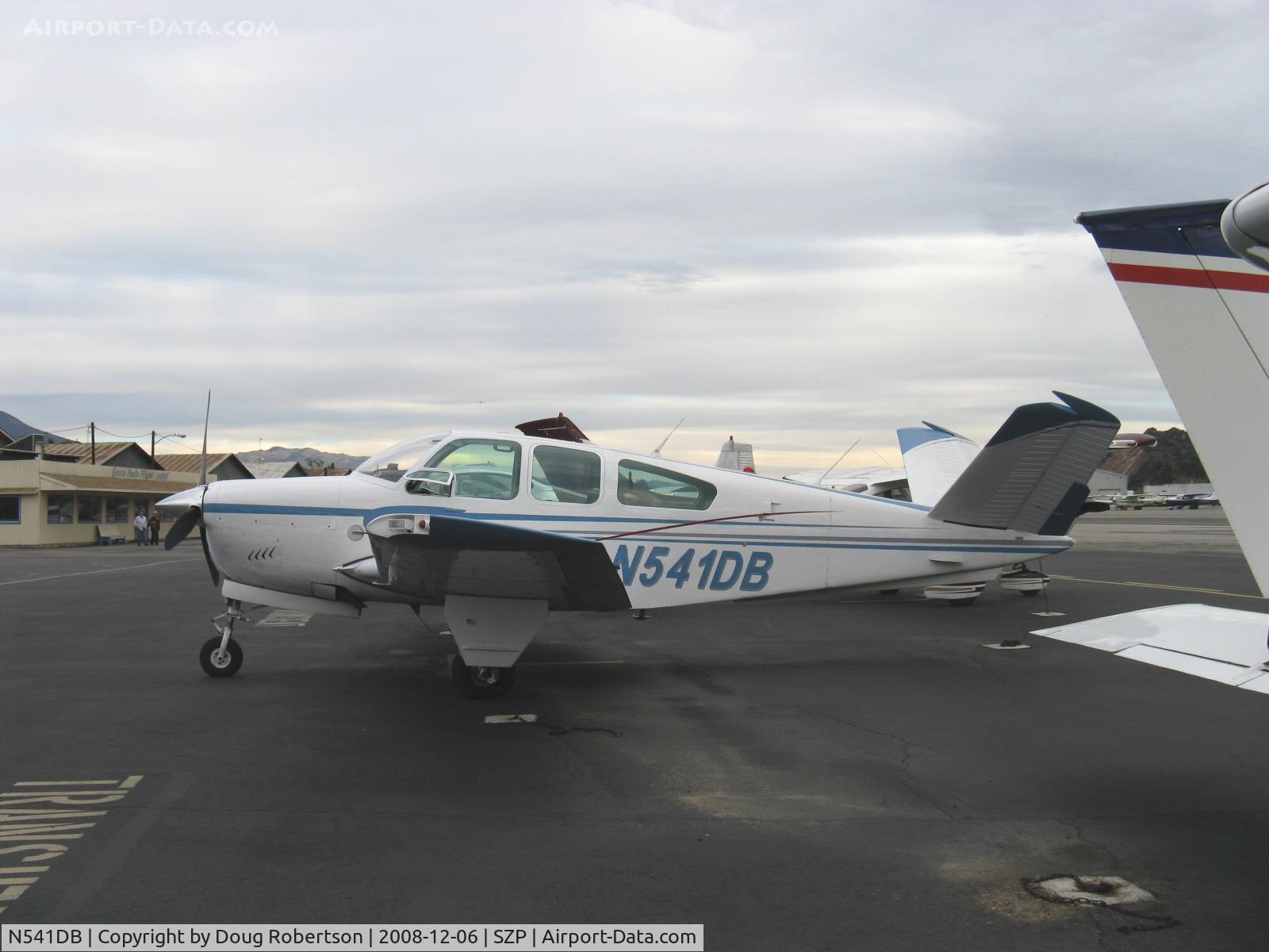 N541DB, 1964 Beech S35 Bonanza C/N D-7333, 1964  BEECH S35 BONANZA, Continental IO-520-B 285 Hp