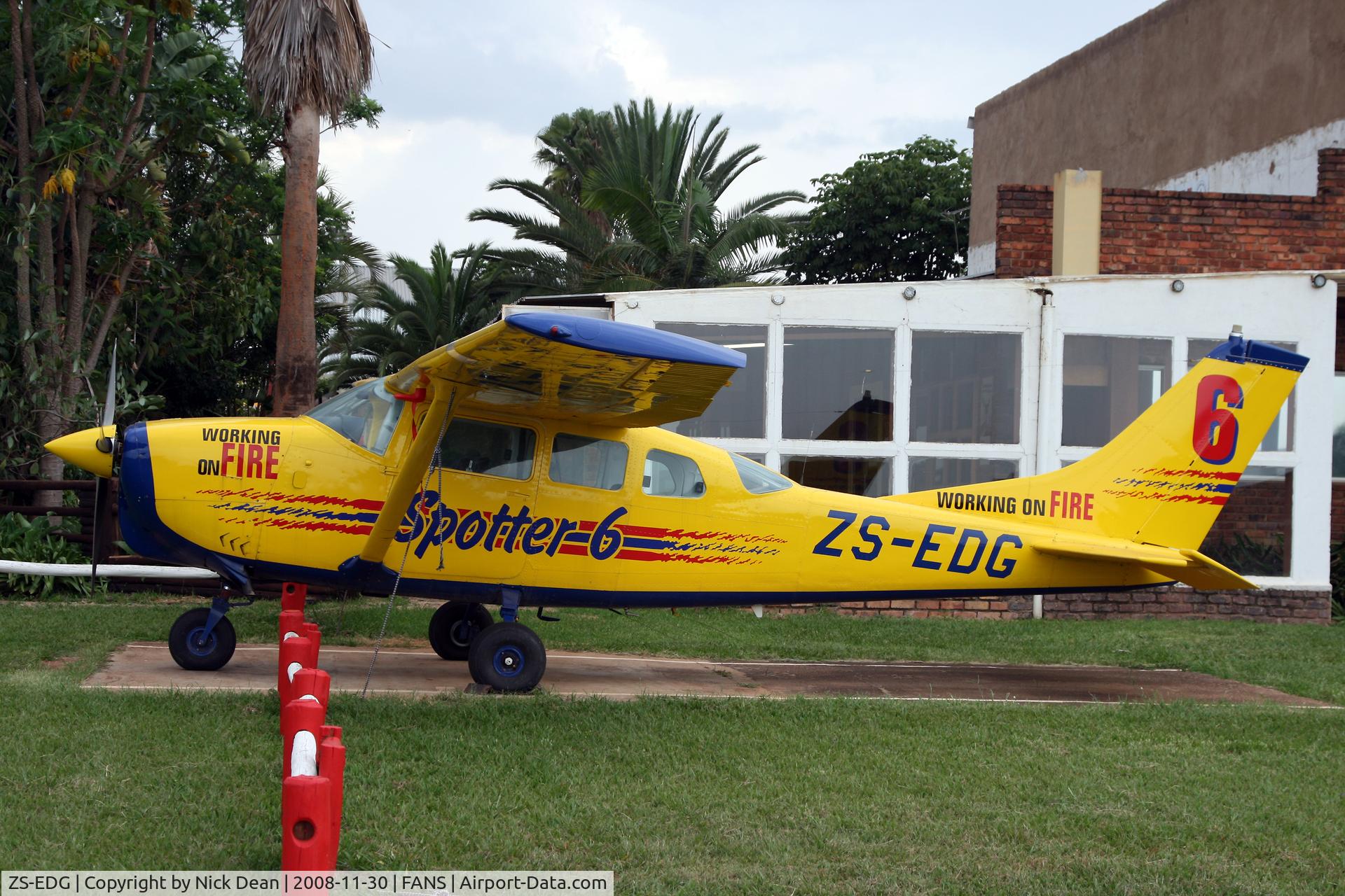 ZS-EDG, 1965 Cessna U206 Super Skywagon C/N U206-0382, FANS