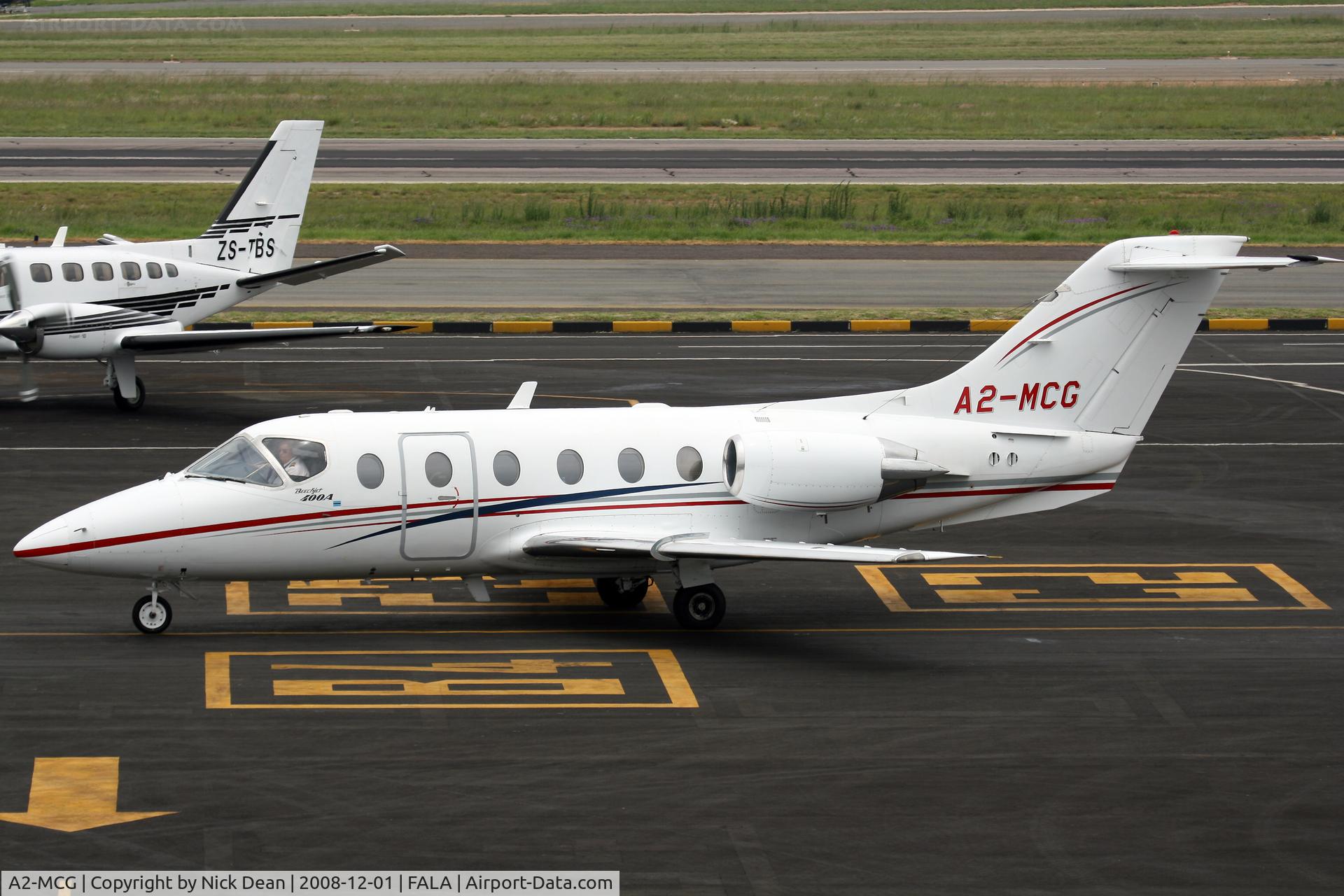 A2-MCG, 1997 Beechcraft 400A Beechjet C/N RK-140, FALA