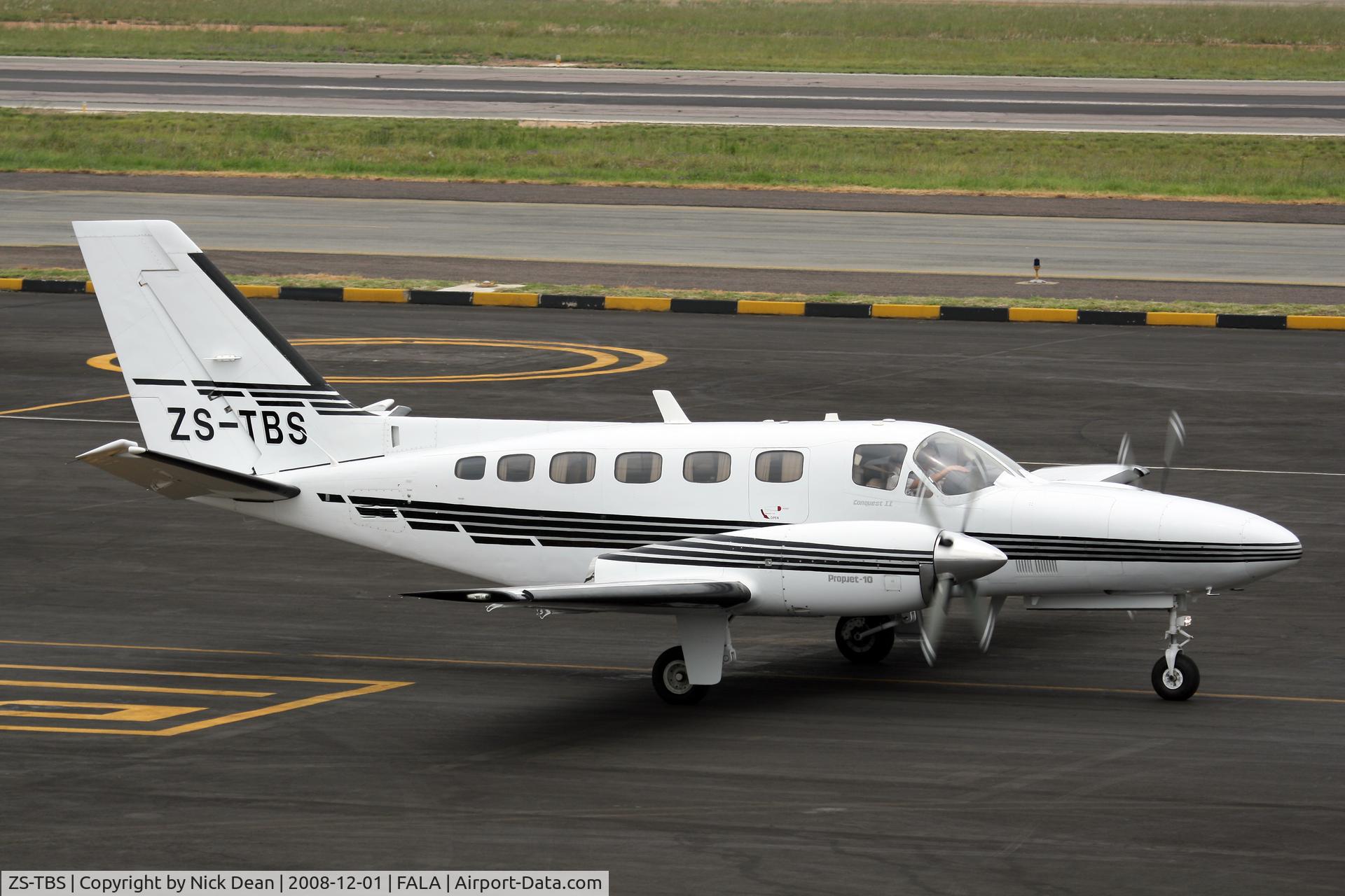 ZS-TBS, 1980 Cessna 441 Conquest II C/N 441-0192, FALA