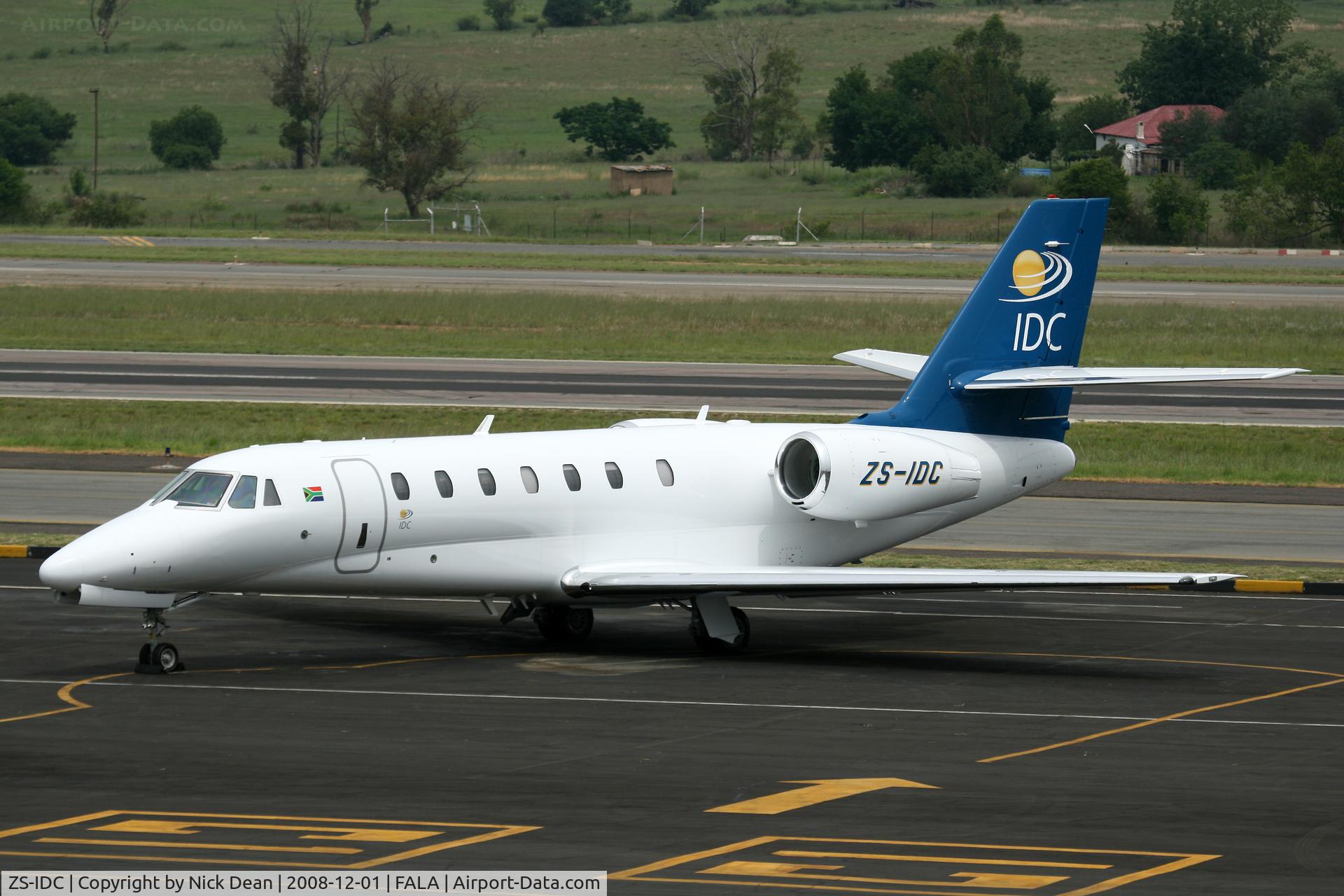 ZS-IDC, 2008 Cessna 680 Citation Sovereign C/N 680-0224, FALA