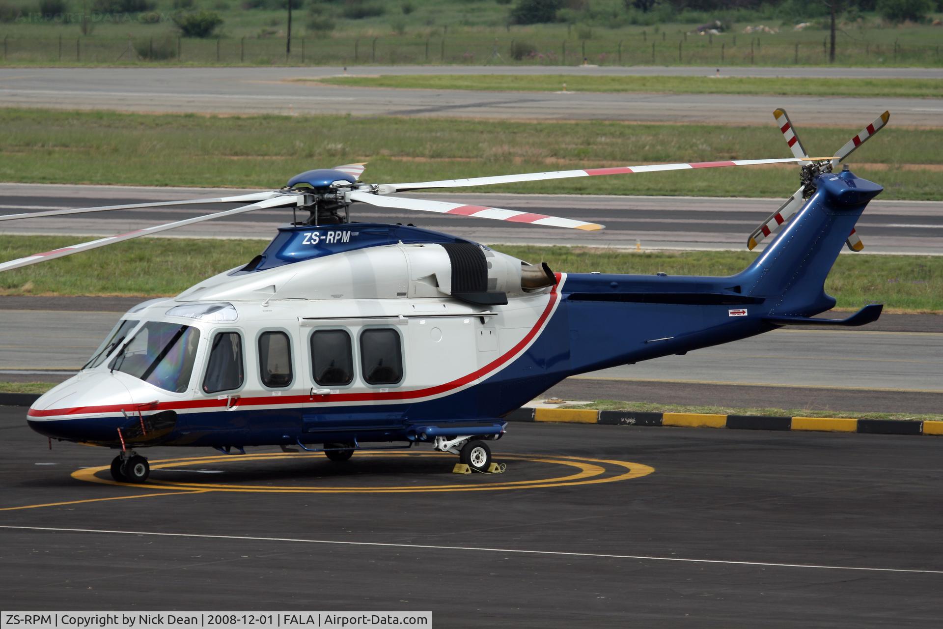 ZS-RPM, 2006 AgustaWestland AW-139 C/N 31062, FALA