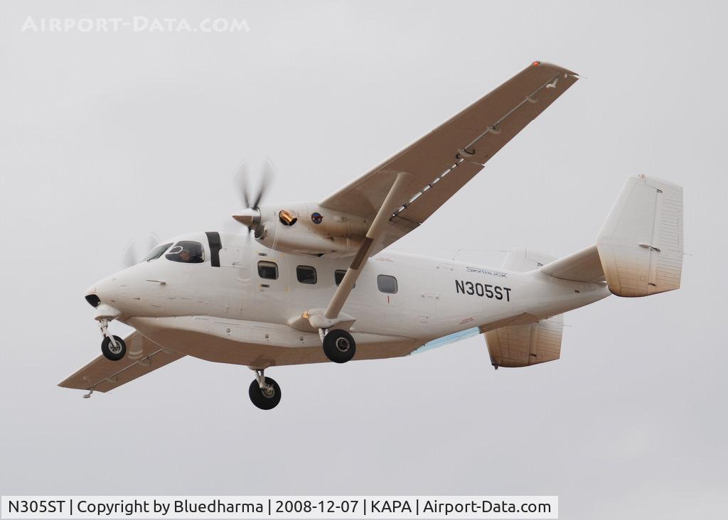N305ST, 2004 PZL-Mielec M-28-05 Skytruck C/N AJE003-05, On final approach to 17L.