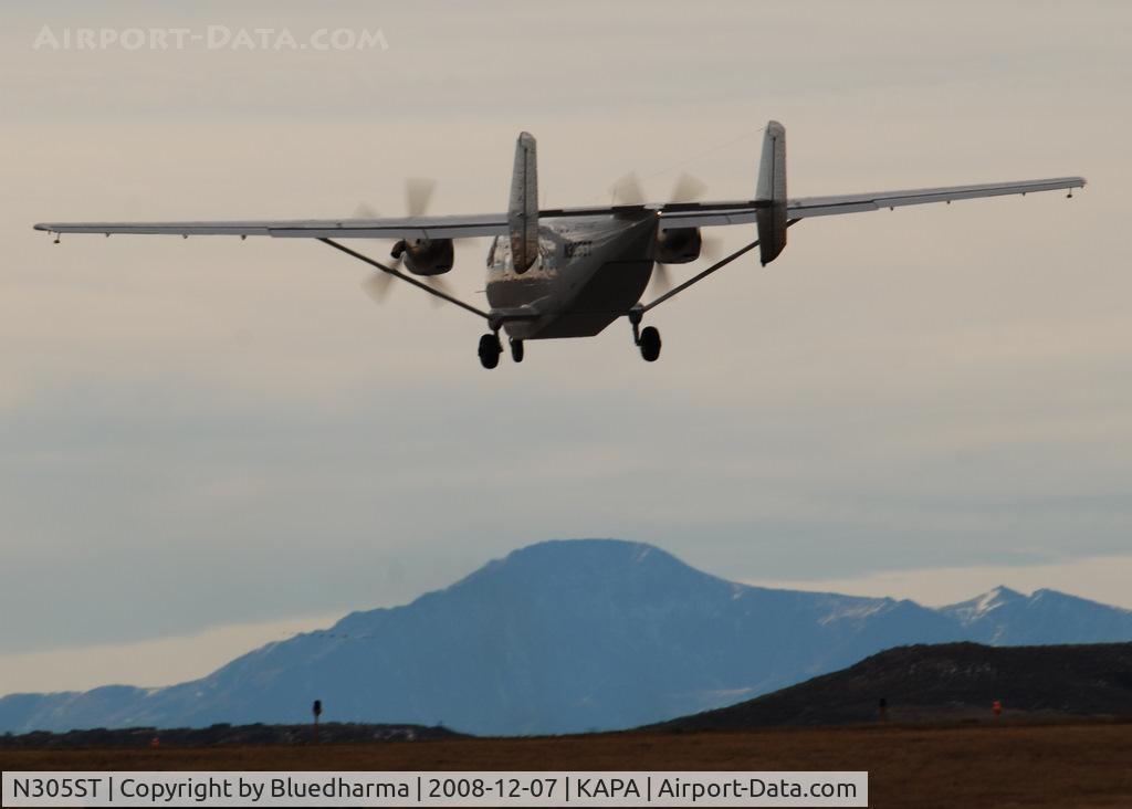 N305ST, 2004 PZL-Mielec M-28-05 Skytruck C/N AJE003-05, On final approach to 17L.