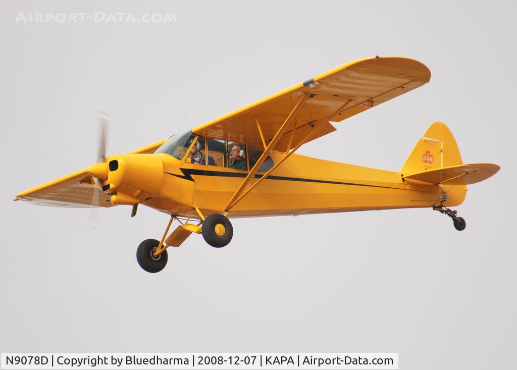 N9078D, 1958 Piper PA-18A 150 Super Cub C/N 18-6446, Cub on final approach to 17L.