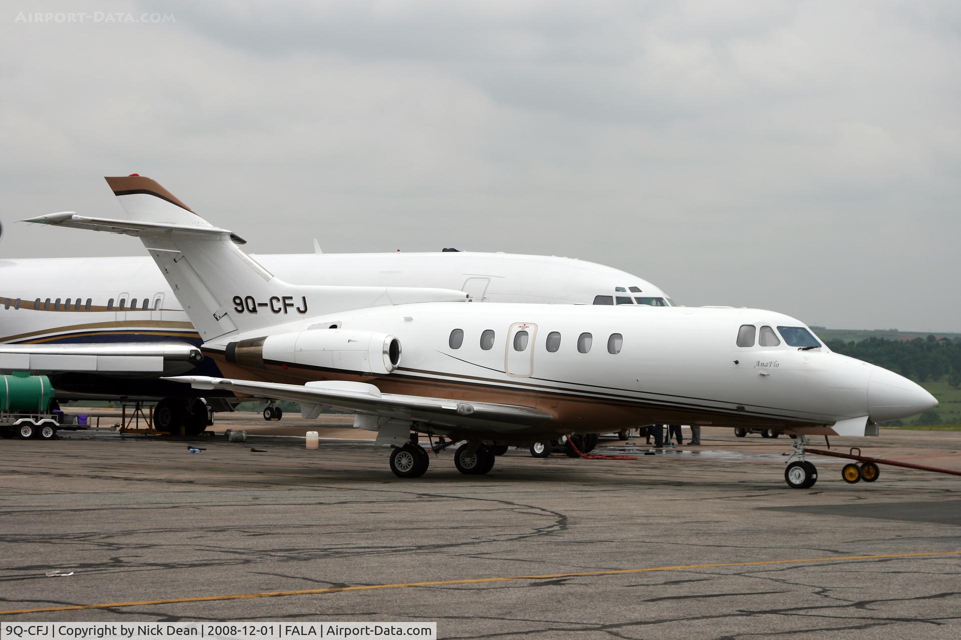 9Q-CFJ, 1975 Hawker Siddeley HS125-600A C/N 256051, FALA
