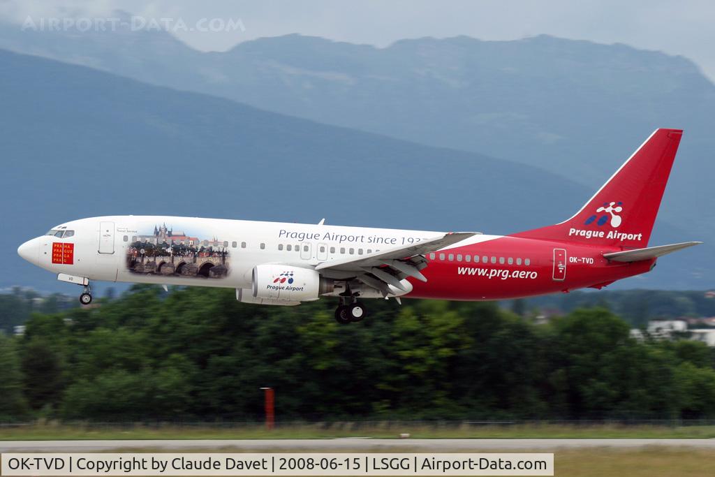 OK-TVD, 1999 Boeing 737-86N C/N 28595, Travel Service