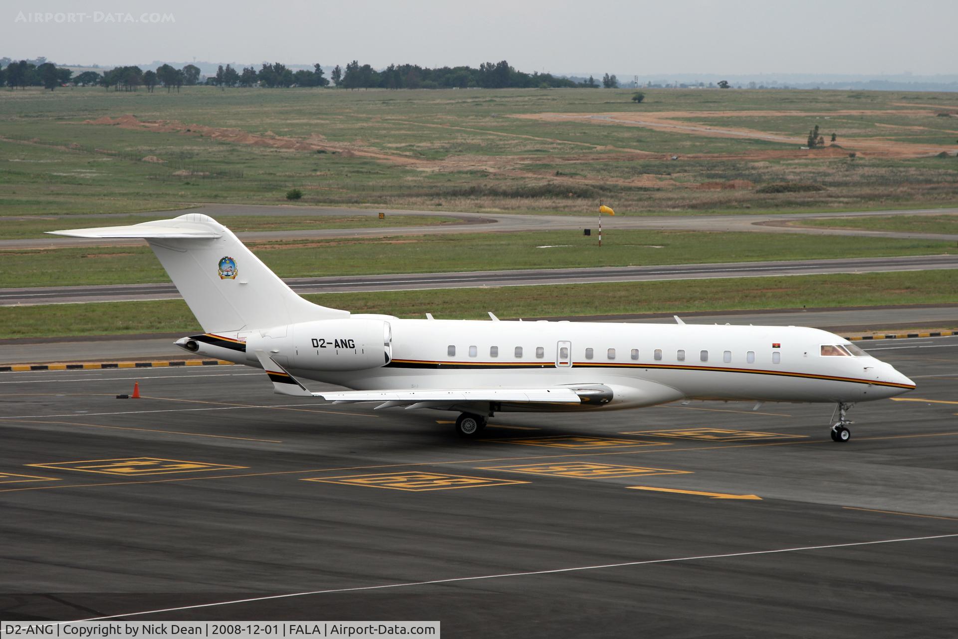 D2-ANG, 2006 Bombardier BD-700-1A10 Global Express C/N 9232, FALA