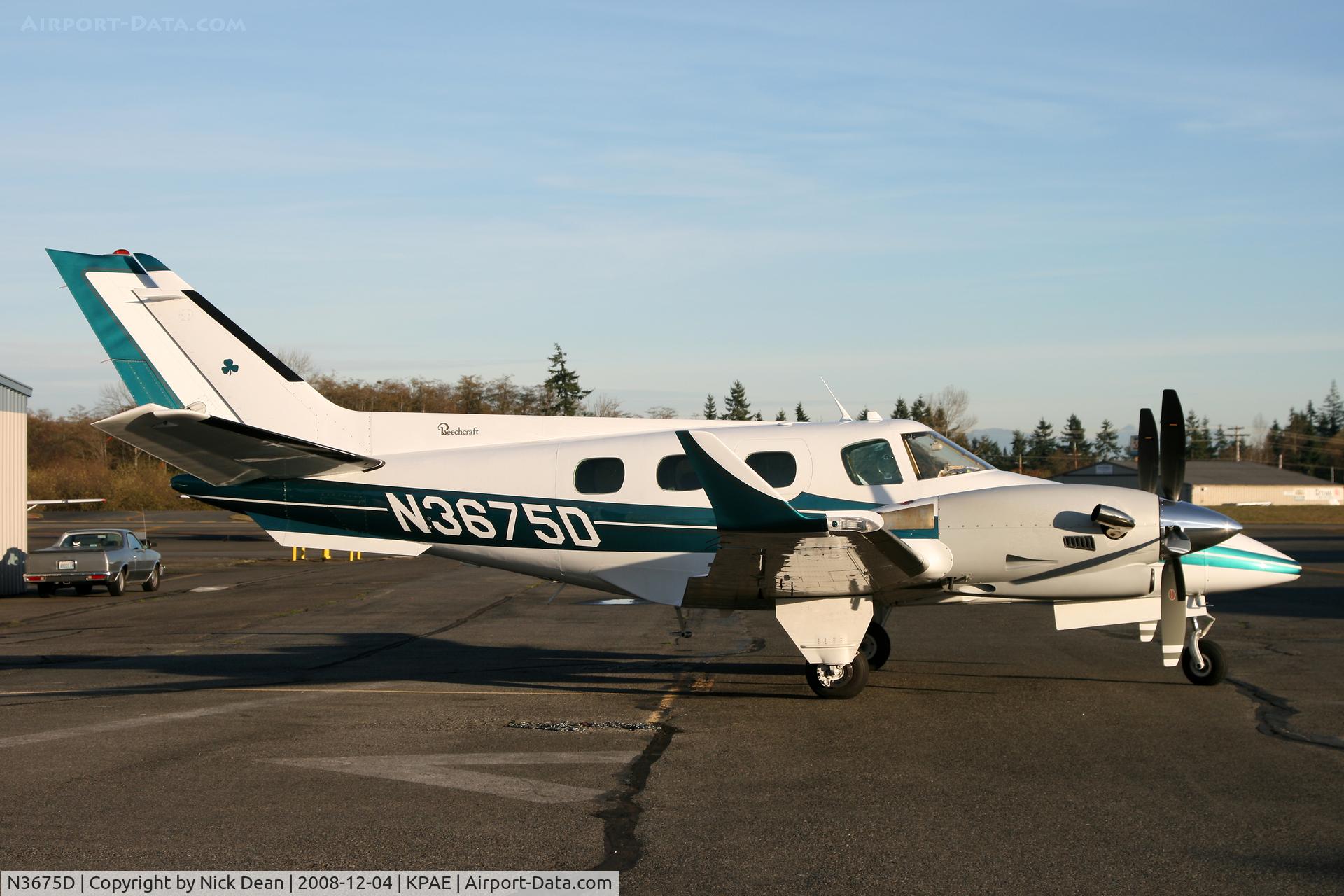 N3675D, 1980 Beech B-60 Duke C/N P-546, KPAE (Turbine modified)