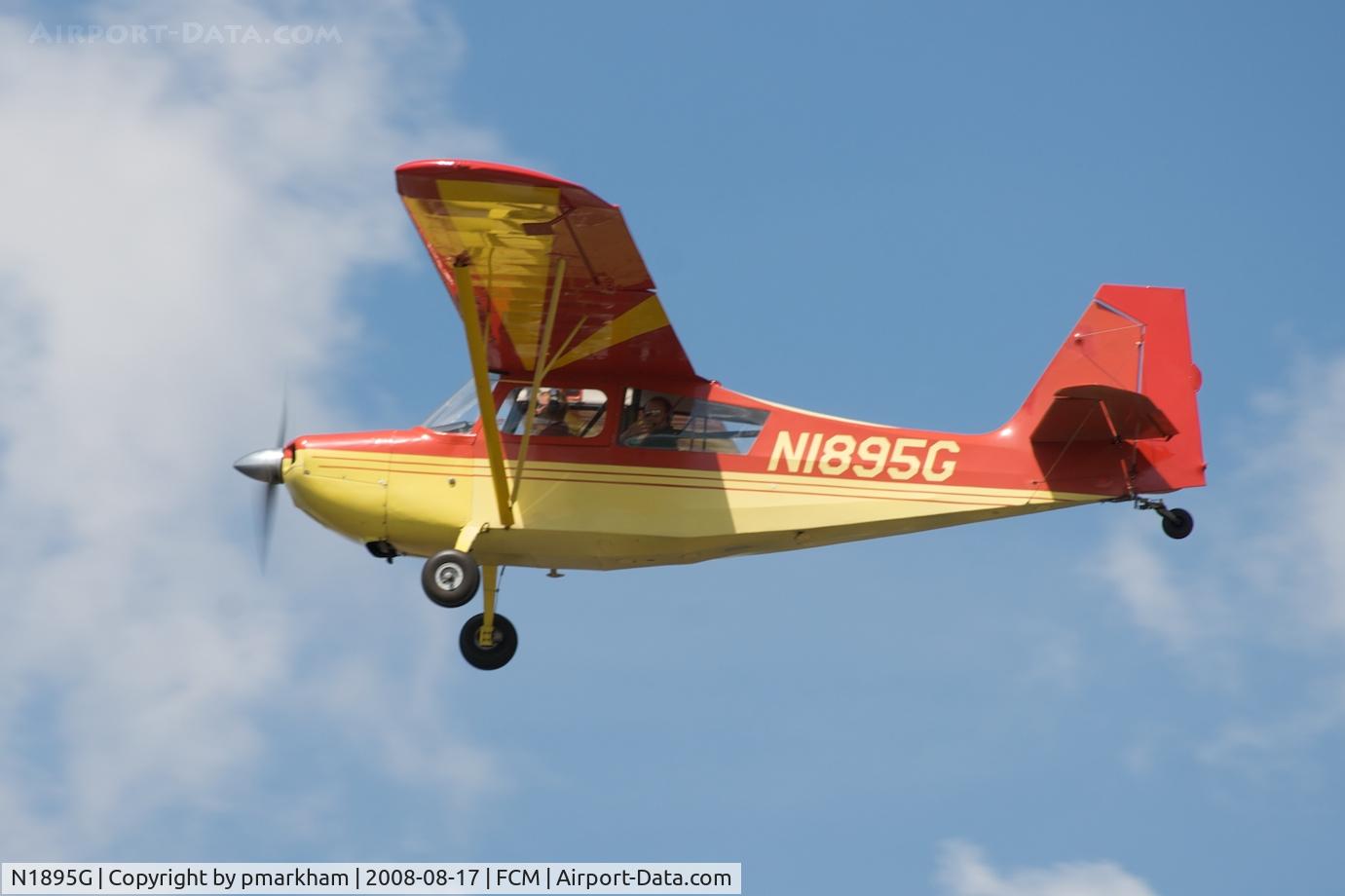 N1895G, 1968 Champion 7ECA Citabria C/N 617, Flyby at KFCM during Air Expo 2008