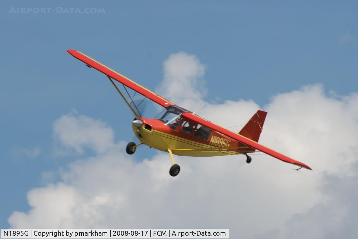 N1895G, 1968 Champion 7ECA Citabria C/N 617, Flyby at KFCM during Air Expo 2008