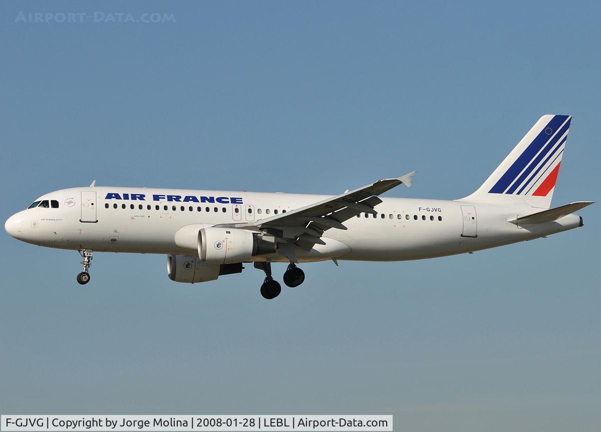 F-GJVG, 1991 Airbus A320-211 C/N 0270, On final to RWY 25R.