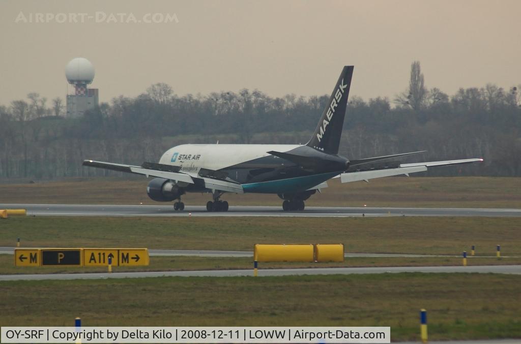OY-SRF, 1986 Boeing 767-219 C/N 23327, STAR AIR  Boeing 767-219F(ER) landing rwy11