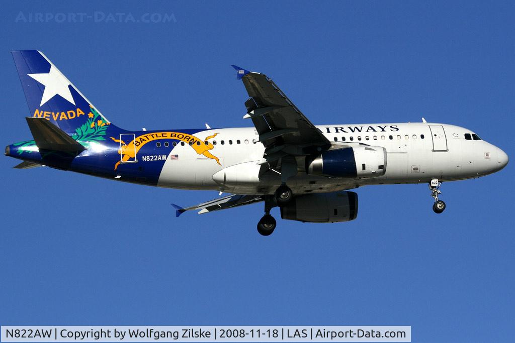 N822AW, 2000 Airbus A319-132 C/N 1410, visitor