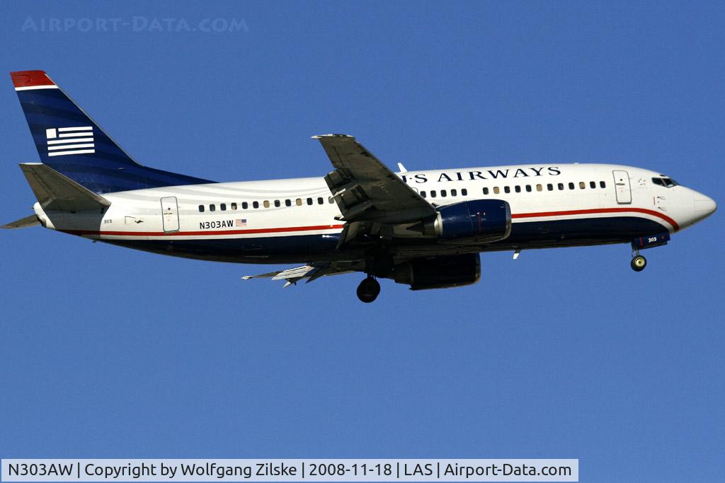 N303AW, 1988 Boeing 737-3G7 C/N 24010, visitor