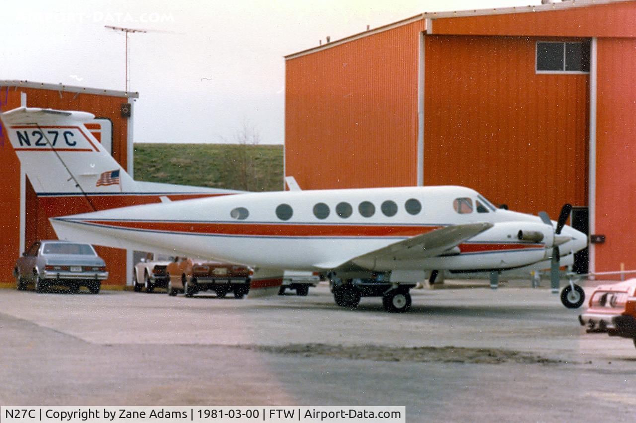 N27C, 1973 Beech A100 King Air C/N B-166, At Meacham Field - Beech King Air, Champlin Oil Company