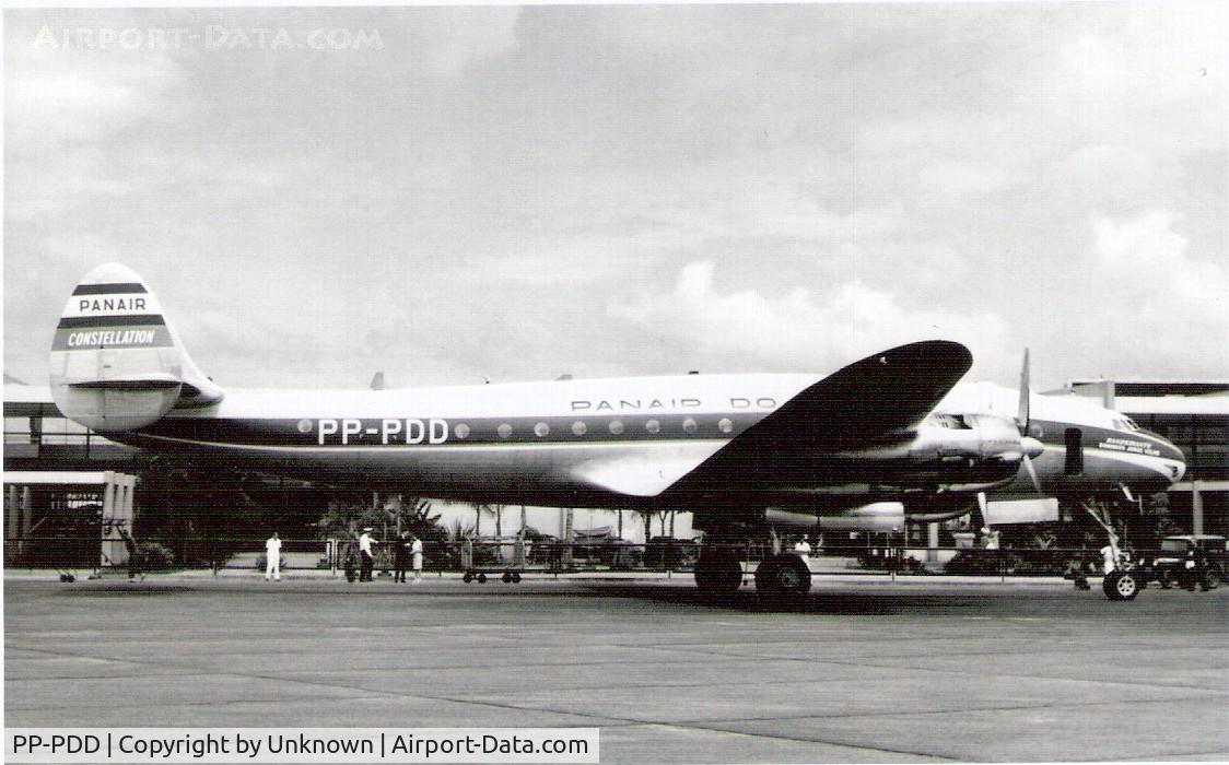 PP-PDD, 1943 Lockheed L-049-46-26 Constellation C/N 2033, Panair do Brasil