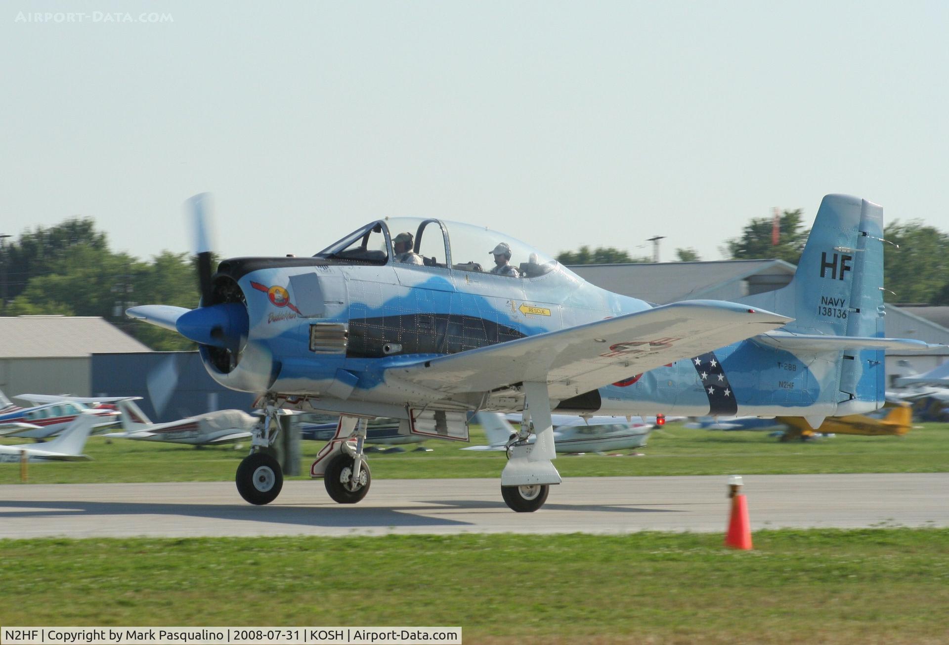 N2HF, 1954 North American T-28B Trojan C/N 200-207, North American T-28B