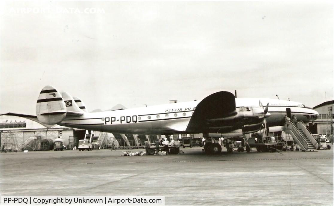 PP-PDQ, 1946 Lockheed L-049-46-26 Constellation C/N 2059, Panair do Brasil