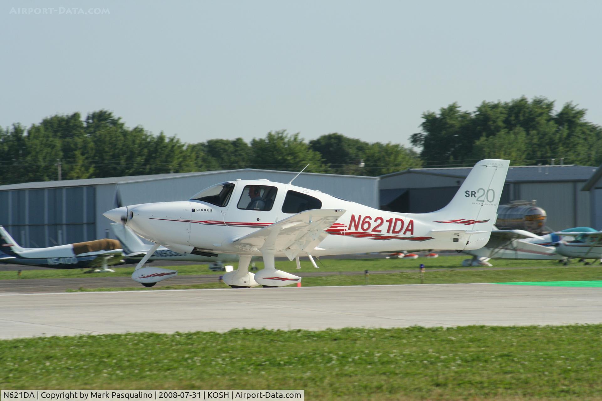 N621DA, 2008 Cirrus SR20 C/N 1899, SR20