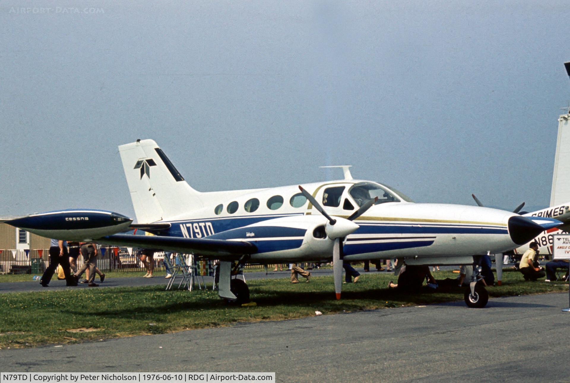 N79TD, 1972 Cessna 421B Golden Eagle C/N 421B0325, Visitor to the 1976 Reading Airshow in Pennsylvania.