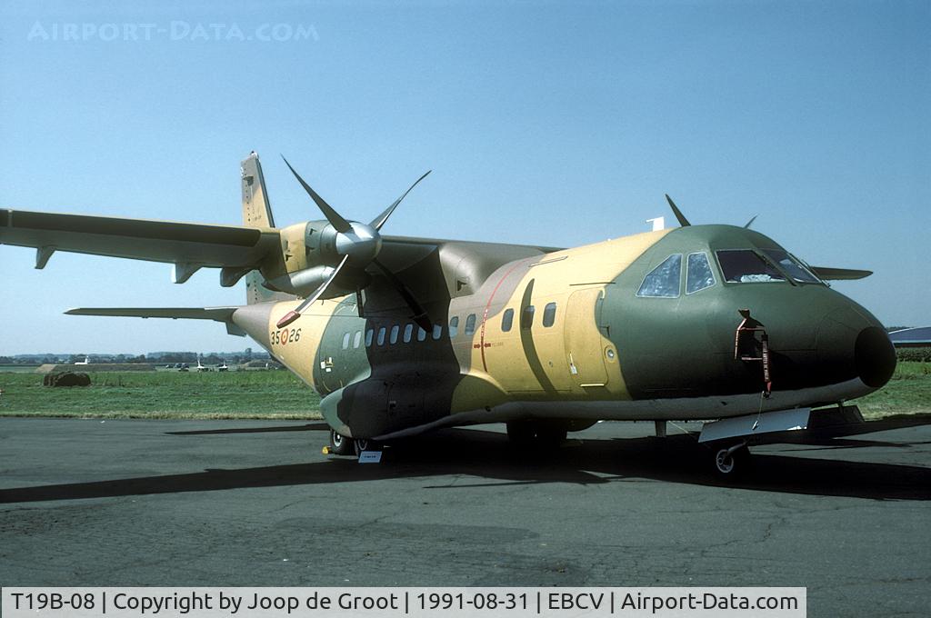 T19B-08, 1990 Airtech CN-235-100M C/N C039, This was one of the first CN-235 transporters I ever saw. They were brand new at the time.