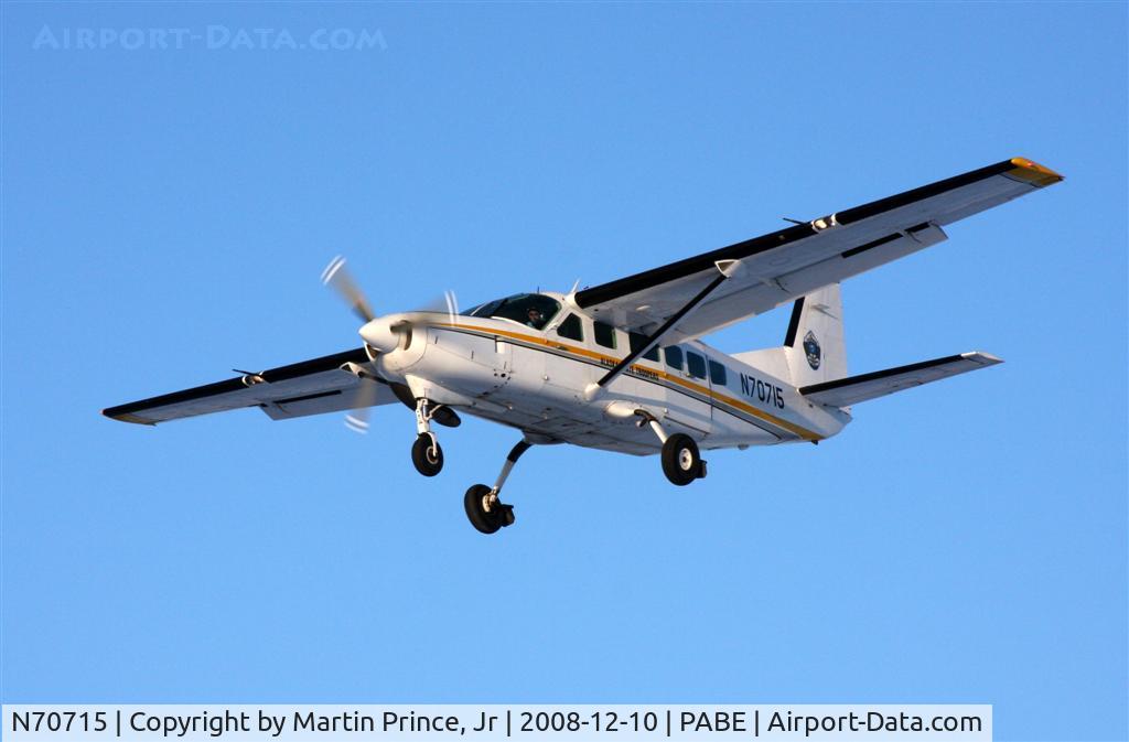 N70715, 1990 Cessna 208 C/N 20800182, Alaska State Troopers Caravan landing 18