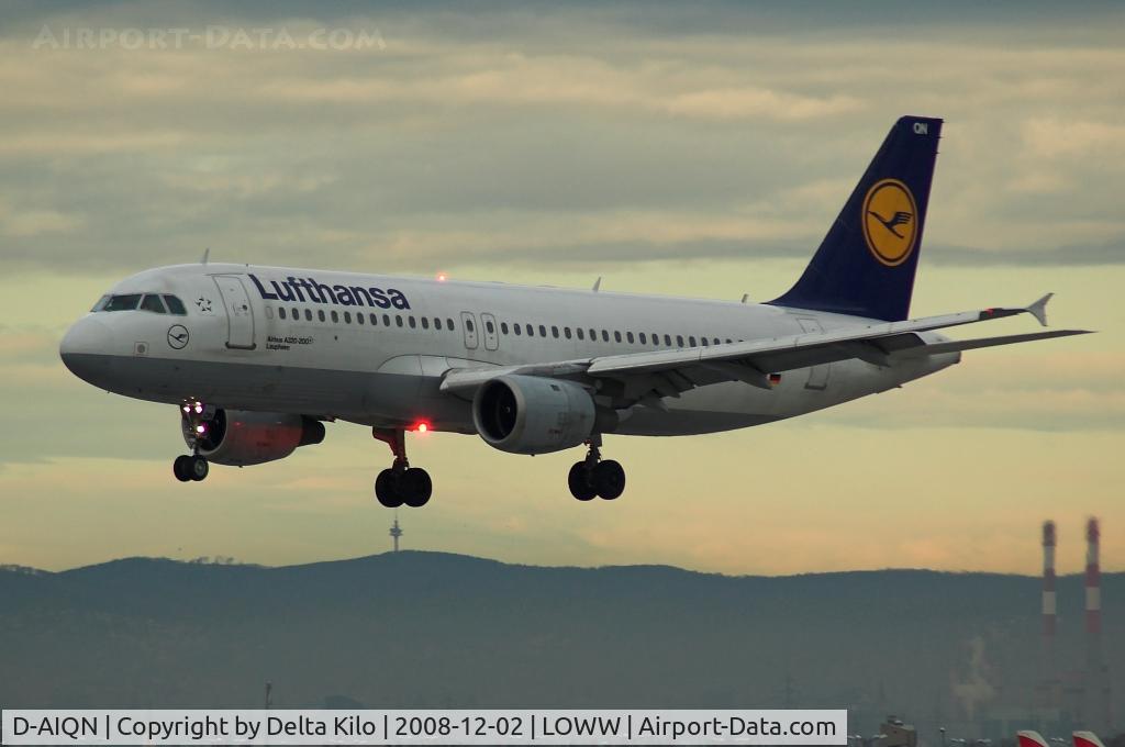D-AIQN, 1991 Airbus A320-211 C/N 0269, Lufthansa