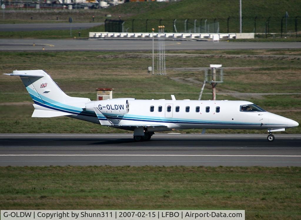 G-OLDW, 2006 Learjet 45 C/N 45-294, Take off rwy 14R...