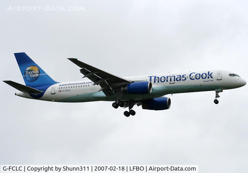 G-FCLC, 1997 Boeing 757-28A C/N 28166, Landing rwy 14R