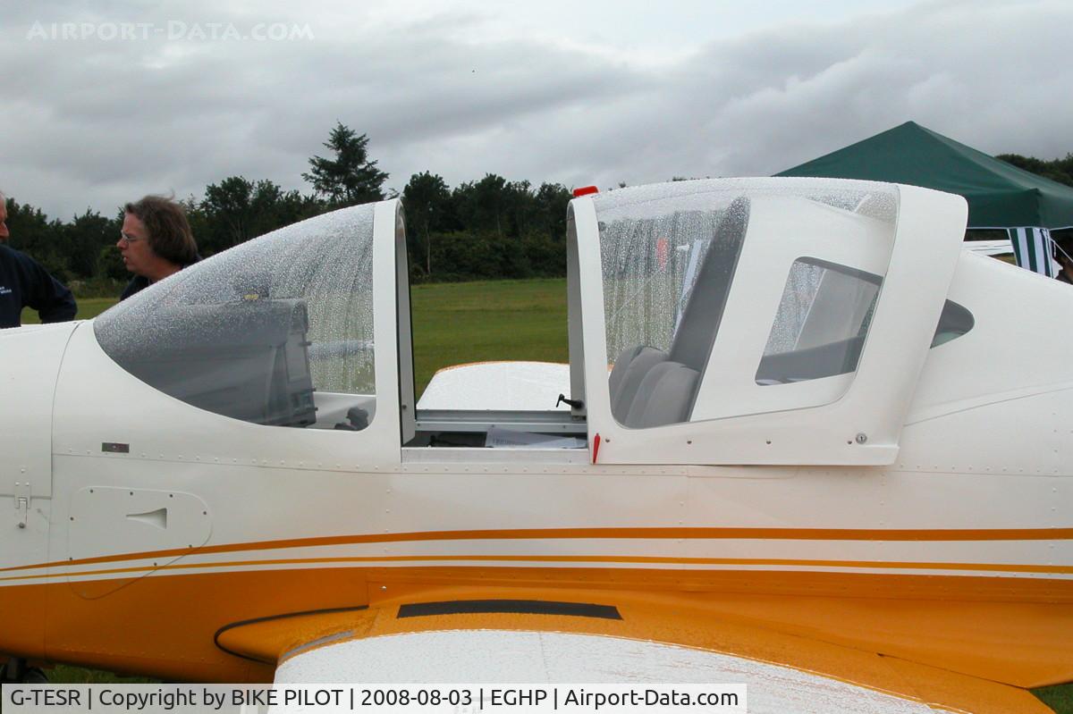 G-TESR, 2008 Tecnam P-2002RG Sierra C/N PFA 333A-14758, THIS IS THE RETRACTABLE U/C VERSION OF THE SIERRA AT THE MICROLIGHT TRADE FAIR