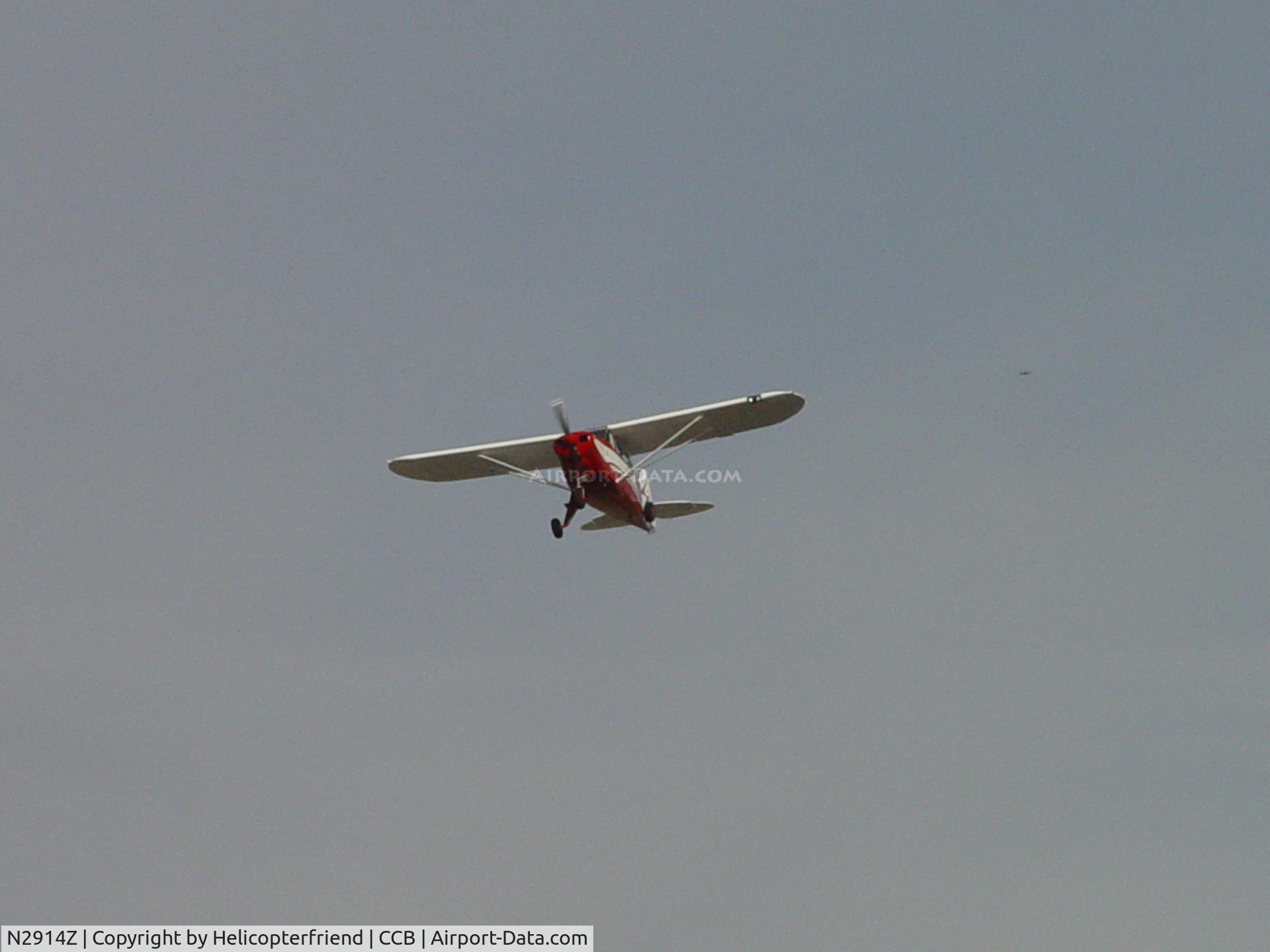 N2914Z, 1959 Piper PA-22-160 Tri Pacer C/N 22-6884, Going around