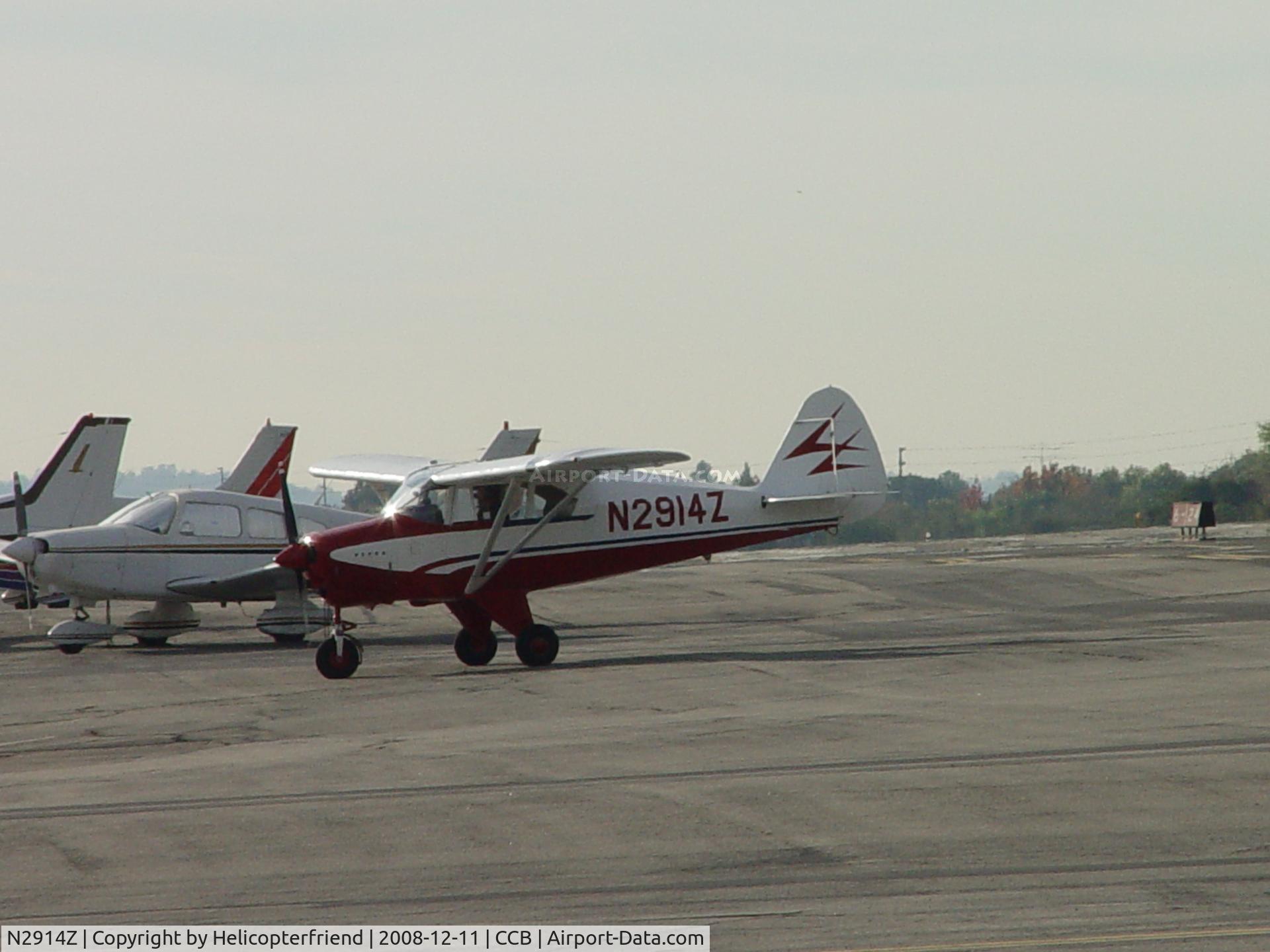 N2914Z, 1959 Piper PA-22-160 Tri Pacer C/N 22-6884, Taxiing to hanger
