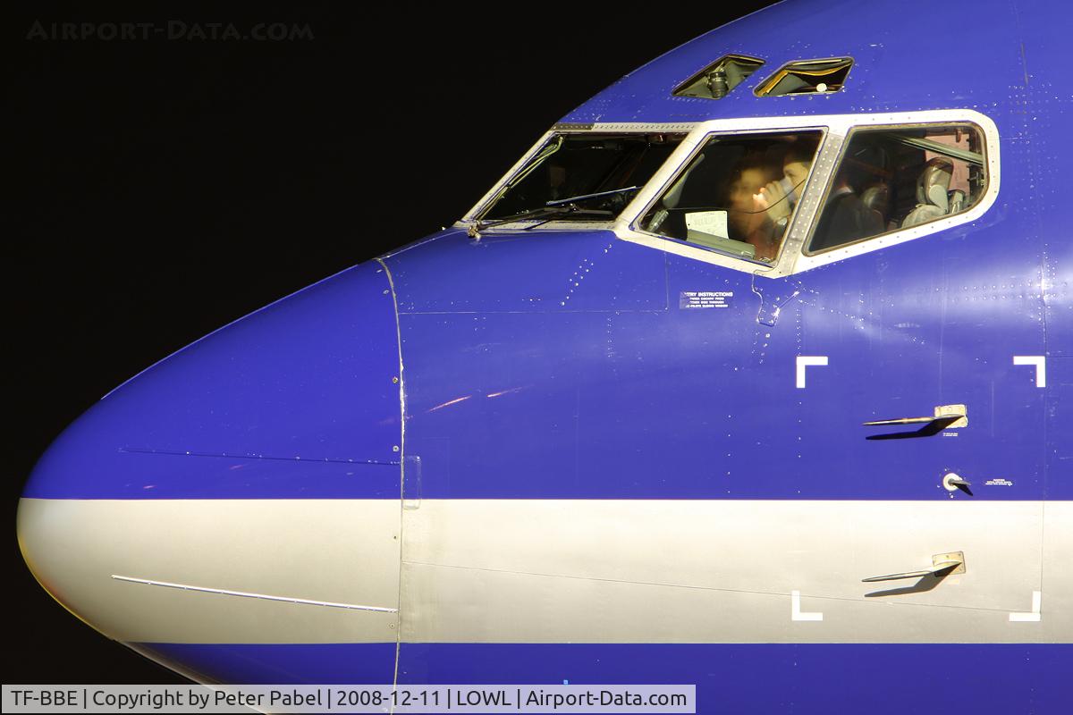 TF-BBE, 1991 Boeing 737-36EF C/N 25256, noseshot